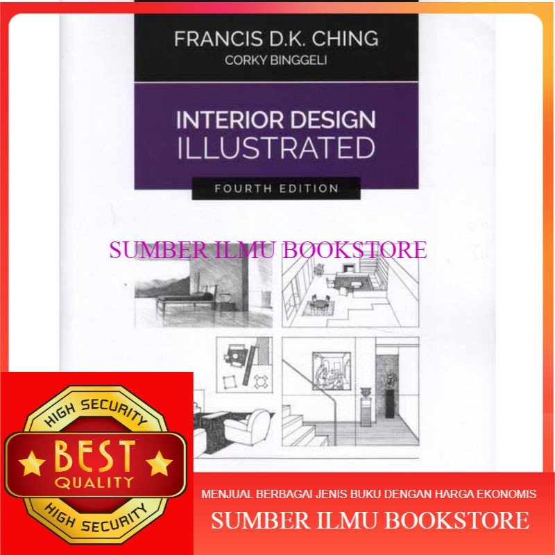 ภาพประกอบการออกแบบภายใน ฉบับสี่ โดย francis dk Ching