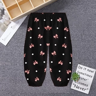 [ พร้อมส่งในไทย ] กางเกงเด็ก ผ้านิ่ม ใส่สบาย สีสันสดใสลายน่ารัก