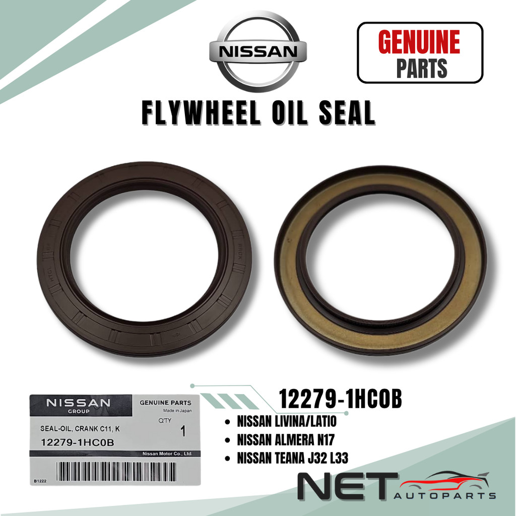FLYWHEEL ซีลน้ํามัน NISSAN LIVINA LATIO ALMERA TEANA C11L L10L G11L J32L B17T (12279-1HC0B)