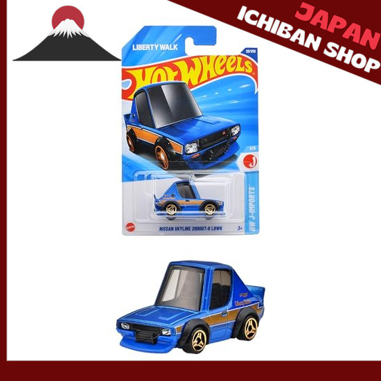 【จากประเทศญี่ปุ่น】 Hot Wheels Basic Car Nissan Skyline 2000GT-R LBWK Vehicle Toy Minicar from 3 year