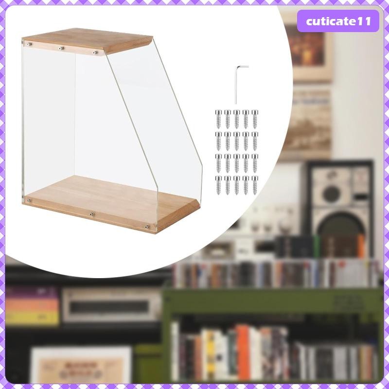 [Cuticate1] Desktop Vinyl Record Storage Holder LP Holder Multipurpose Vinyl Record Storage Rack LP 