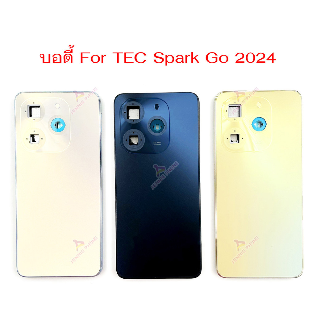 บอดี้ TEC Spark Go 2024 อะไหล่บอดี้ สำหรับ Tecno Spark Go 2024 ฝาหลัง กรอบข้าง เคสกลาง