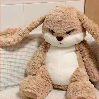 COD ตุ๊กตากระต่าย กระต่ายโกรธ กระต่ายหูยาว 55/70cm นุ่มฟู ของเล่นตุ๊กตา ของขวัญวันเกิด ของขวัญสำเด็ก
