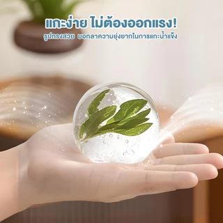 Groovy ที่ทำน้ำแข็งแบบก้อนกลม ถาดทำน้ำแข็งก้อนกลม แม่พิมพ์ลูกน้ําแข็งแบบพกพา ซิลิโคน ปลอดภัย 100% ละลายช้า เย็นนานกว่า