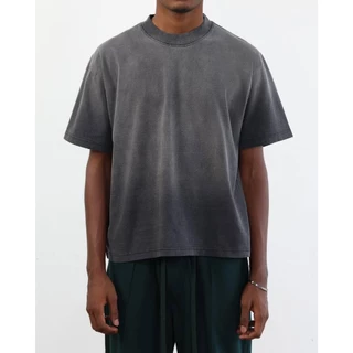 Hiptrack™ ซันเฟด ครอป - เสื้อยืดทรงโอเวอร์ไซส์ ชายสั้น สีเฟด