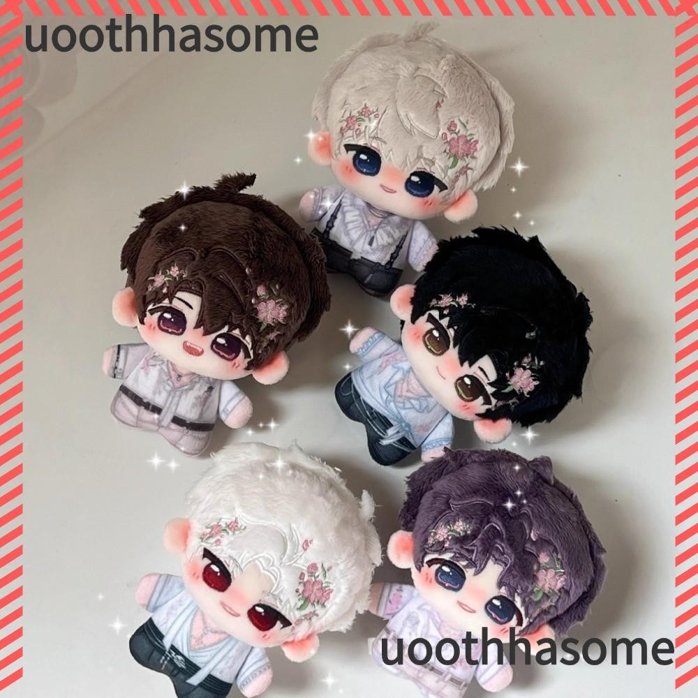 UOOTHASOME Love and Deepspace Doll, Xavier 10 ซม. Caleb Sylus ตุ๊กตาตุ๊กตา, ดอกไม้รูปการ์ตูน Zayne X