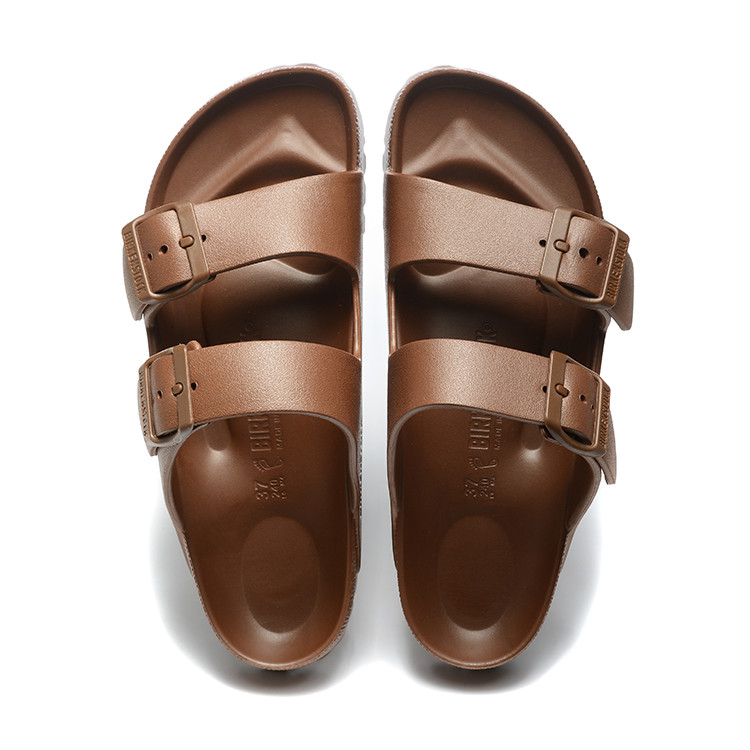 Birken&stock EVA รองเท้าแตะชายหาด Double Button Florida 36-46(4 สี)สีขาวเทา - รูปที่ 6