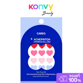 CAREQ Acne Patch Hydrocolloid 24 Dots แคร์คิว แผ่นแปะสิวไฮโดรคอลลอยด์.