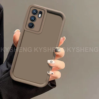 สําหรับ OPPO Reno 6 4G 5G 6Z 5G Reno 6 PRO 6 PRO + เคสโทรศัพท์ชาร์จแม่เหล็ก Simple anti drop ถุงลมนิรภัยซิลิโคน TPU soft shell 012