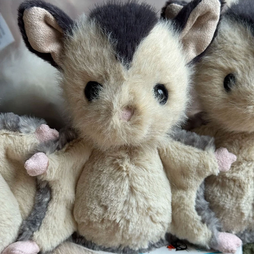 Cartoon Sugar Glider Plush Toys Lovely Flying Squirrel Limbs Funny Animal Doll Birthday Gift