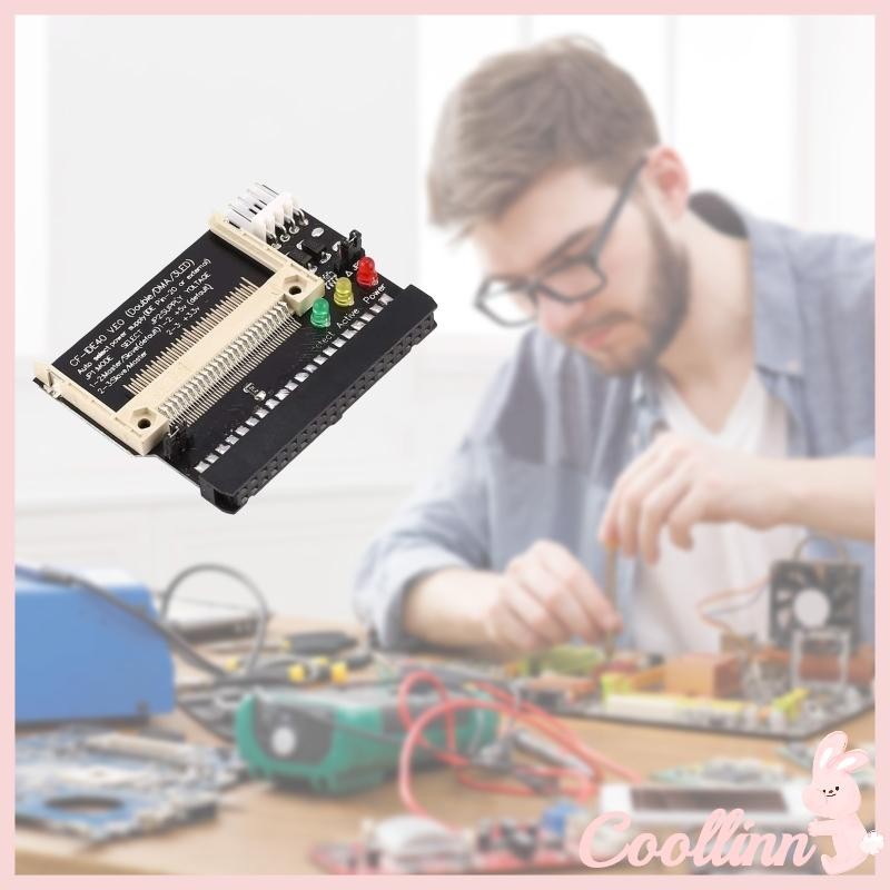 COO CF To IDE การ์ดอะแดปเตอร์แบบถอดได้ 40 พินเดสก์ท็อปขนาน IDE CF Reader CF-IDE