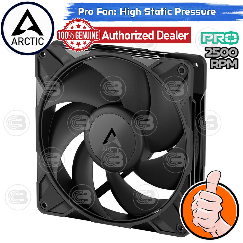 [CoolBlasterThai] ARCTIC P14 PRO PST BLACK (140 mm.) PC Fan Case ประกัน 6 ปี