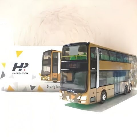 Hyperation Bus 1/110 10th Anniversary First Taiwan Jinba Hong Kong Port Bank Limited Edition โมเดลรถ