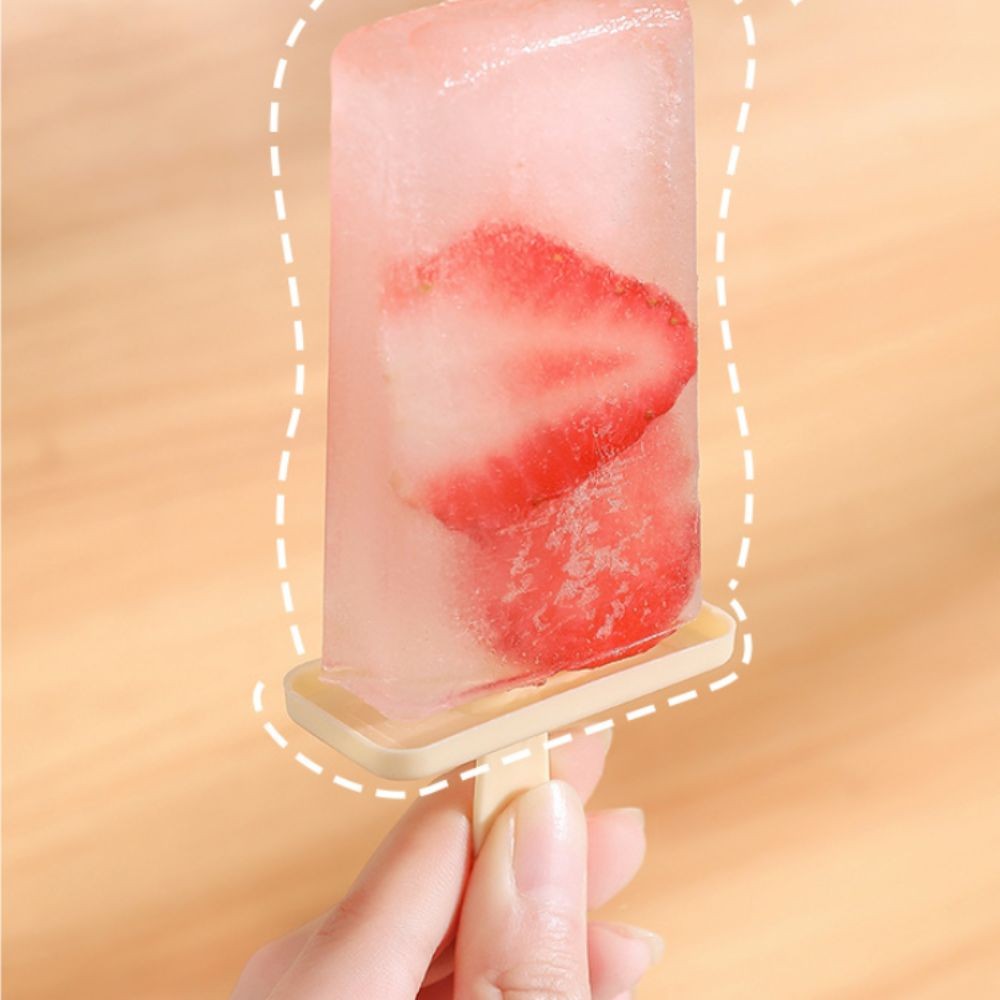 COMOWAN ไอศกรีม DIY|แท่งพลาสติก แม่พิมพ์ไอติมไอศกรีมแบบใช้ซ้ําได้, รูปทรงลูกบาศก์ออกแบบสร้างสรรค์แม่พิมพ์ไอติมถาดลูกบาศก์ใช้ในครัว ราคา ถูกที่สุด ดีลบีเคเค แกลเลอรีภาพที่ 9