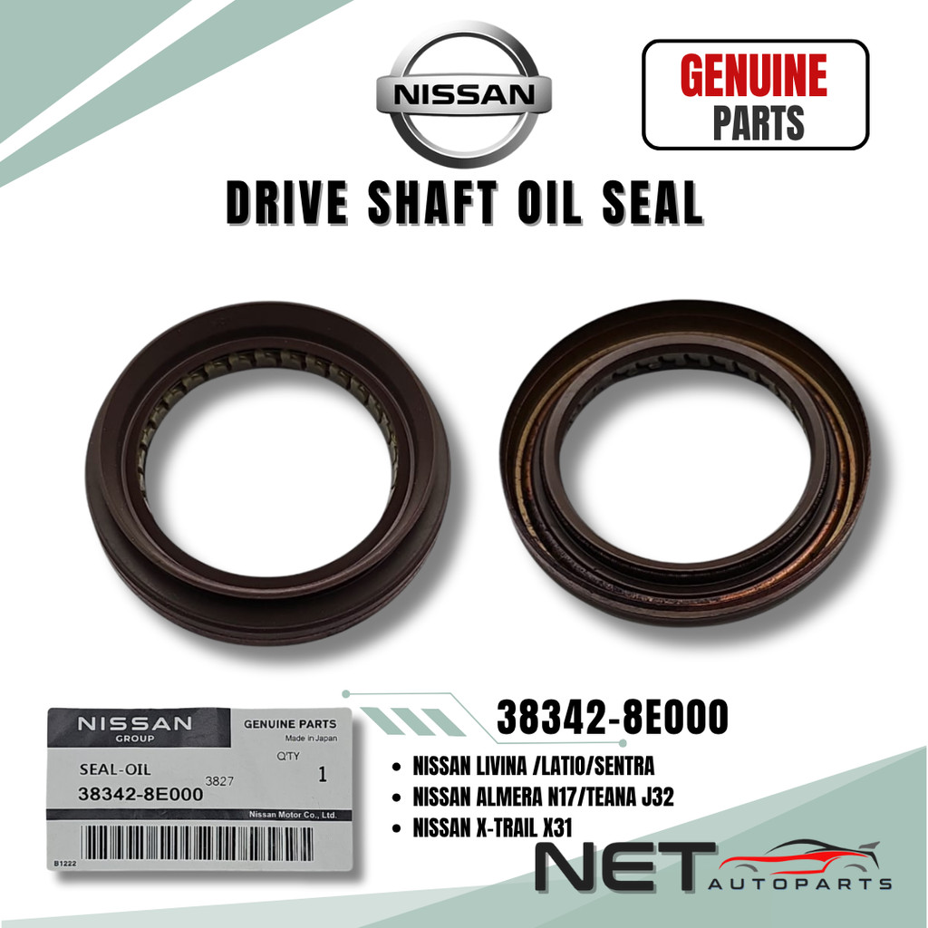 DRIVE SHAFT ซีลน้ํามัน NISSAN LIVINA/LATIO/SENTRA/ALMERA N17/TEANA J32/X-TRAIL X31 (38342-8E000)