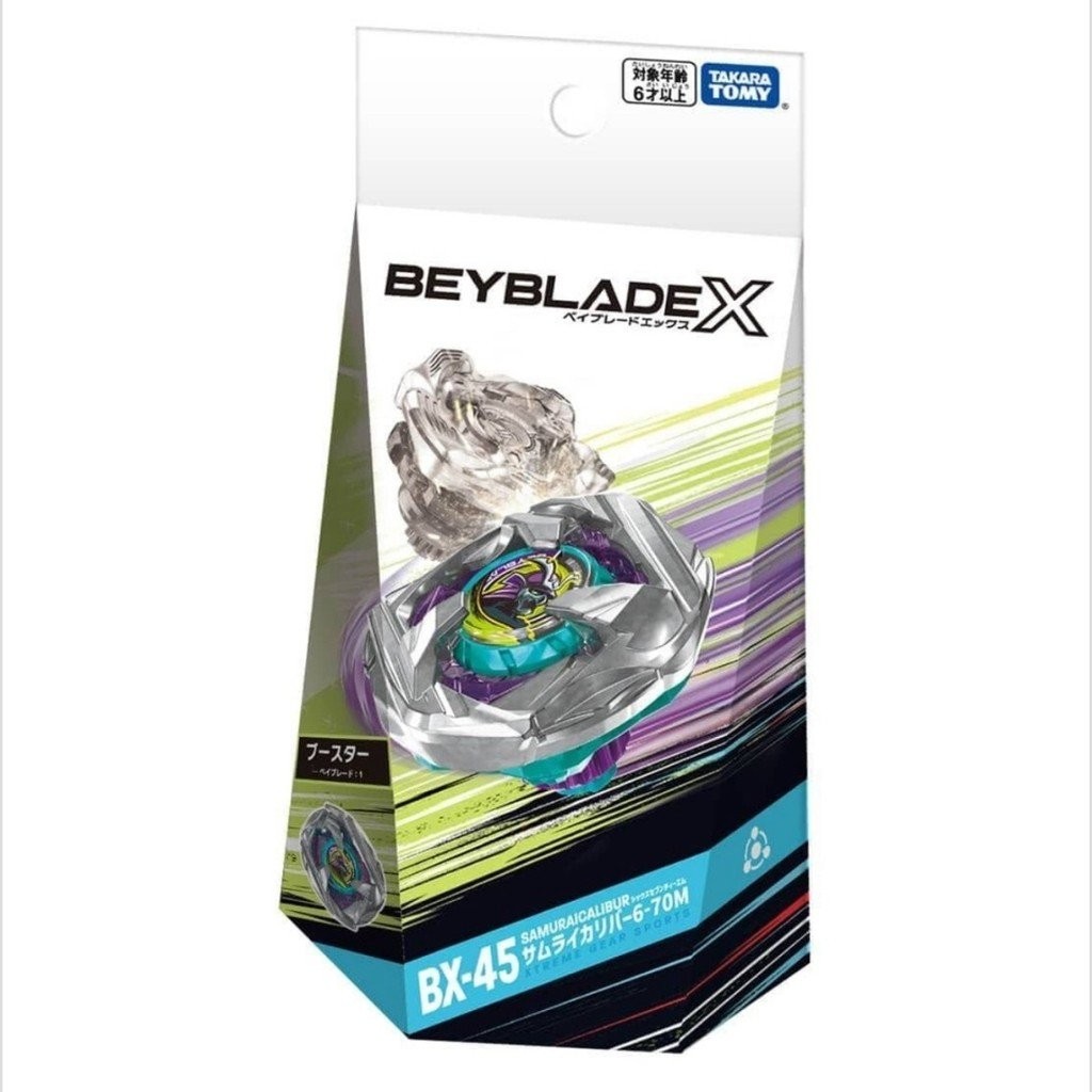 [คลังสินค้าพร้อม] Takara Tomy Takara Tomy Beyblade X Beyblade BX-45 Samurai 6-70M