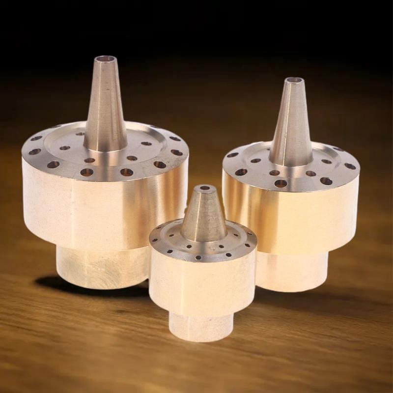 [maoytingHOT] 1/4 "1/2" 3/4" คอลัมน์ทองเหลืองน้ําพุหัวฉีดทนต่อการกัดกร่อนหัวบ่อสําหรับตกแต่งสวนสวน [