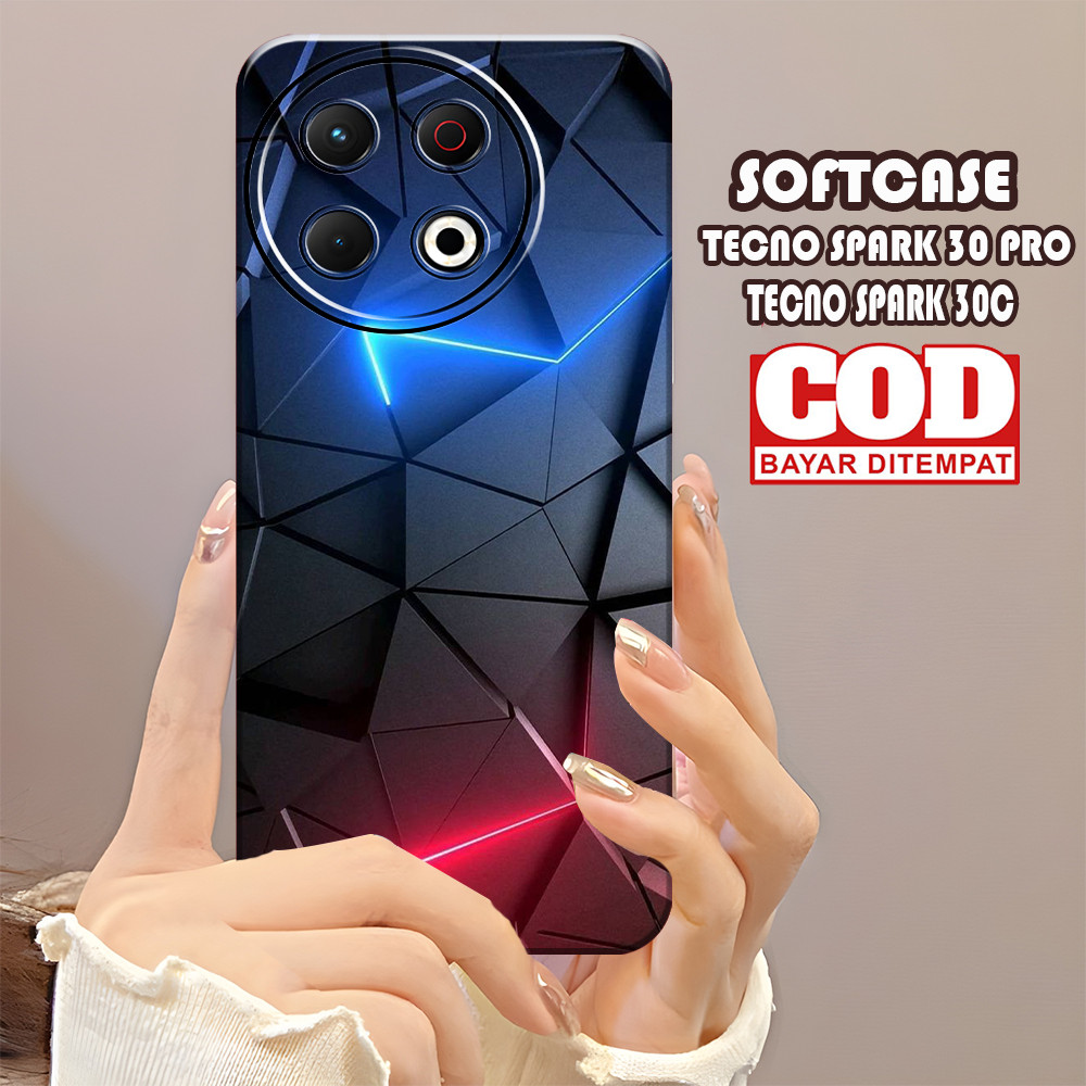 [MB79] ใหม่ล่าสุด TECNO SPARK 30 PRO TECNO SPARK 30C CASE - เคส ABSTRACT MOTIF - PROCAMERA SOFTCASE 