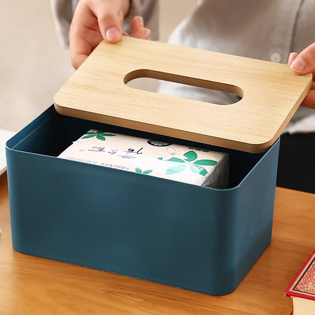 [3-5 วันมาถึง]กล่องเก็บทิชชู่แบบตั้งโต๊ะ | ฝาที่ถอดออกได้และเรียบออกแบบเปิด,วัสดุ หน้า ทนทาน บ้านออแกไนเซอร์สําหรับห้องครัว/ห้องนั่งเล่นตกแต่ง - รูปที่ 6