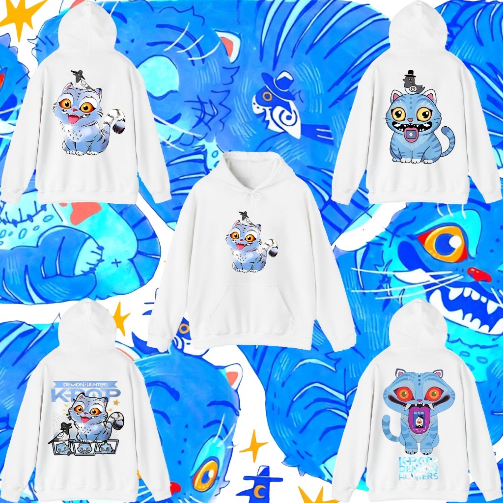 2025 Hoodie KPop Demon Hunters MovieUnisex HUNTR / X & Saja Boys Graphic Hoodie Unisex top M-3XL 05