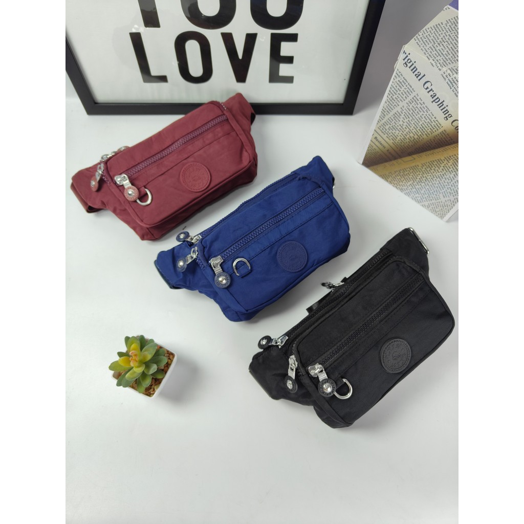 กระเป๋าคาดอก+คาดเอว กระเป๋าผ้า ช่องเยอะพร้อส่ง #คาดเอว