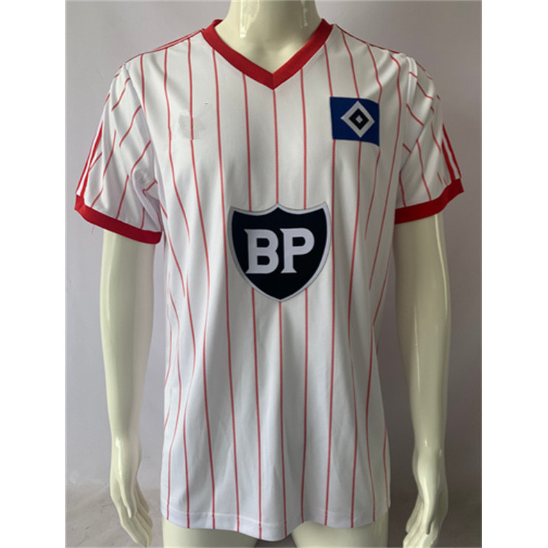 83 84 Hamburger Retro Jersey 1983 1984 home เสื้อกีฬาผู้ชาย S-XXL