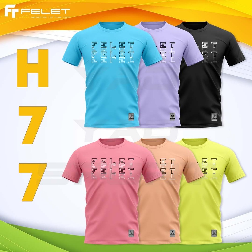 FELET RN JERSEY H77 เสื้อแบดมินตัน Badminton Baju by FLEET