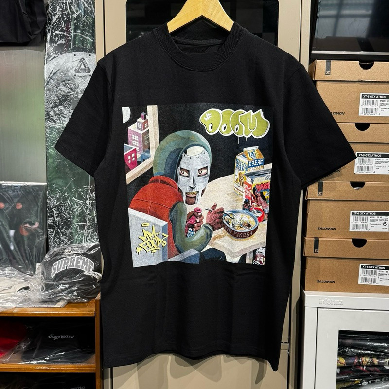 MF DOOM - FOOD TSHIRT สีดํา