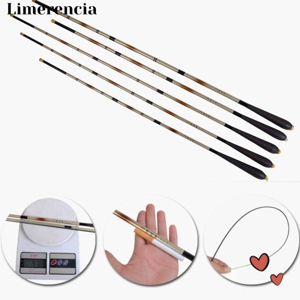 LIMERENCIA Ultra Short Fishing Rod, Carbon Fiber Telescopic Portable Fishing Rod, Ultra Short 0.8-2.