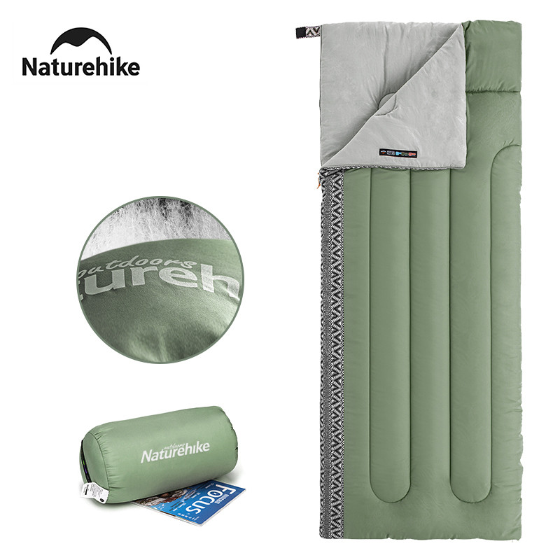 Naturehike L150 ถุงนอน 3 ฤดูกาล Ultralight ซักเครื่องฤดูร้อน Sleeping Gear กลางแจ้ง Spliceable Campi