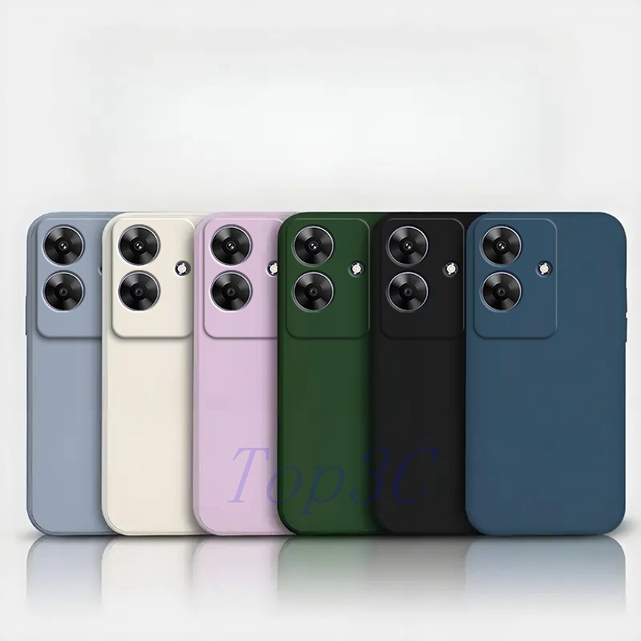 Realme Note 60 / Realme Note 60X เคสโทรศัพท์ซิลิโคนสีทึบ YT