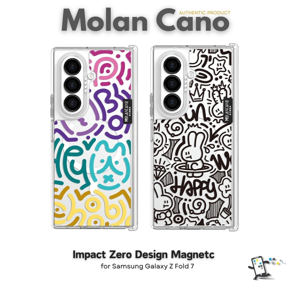 Molan Cano Crystal Design Magnetic เคสสำหรับ Samsung Galaxy Z Fold 7 (2025)