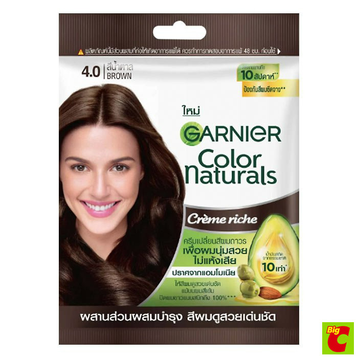 [Live] การ์นิเย่ แฮร์ คัลเลอร์แรนท์ สี 4.0 น้ำตาล 30 ก.