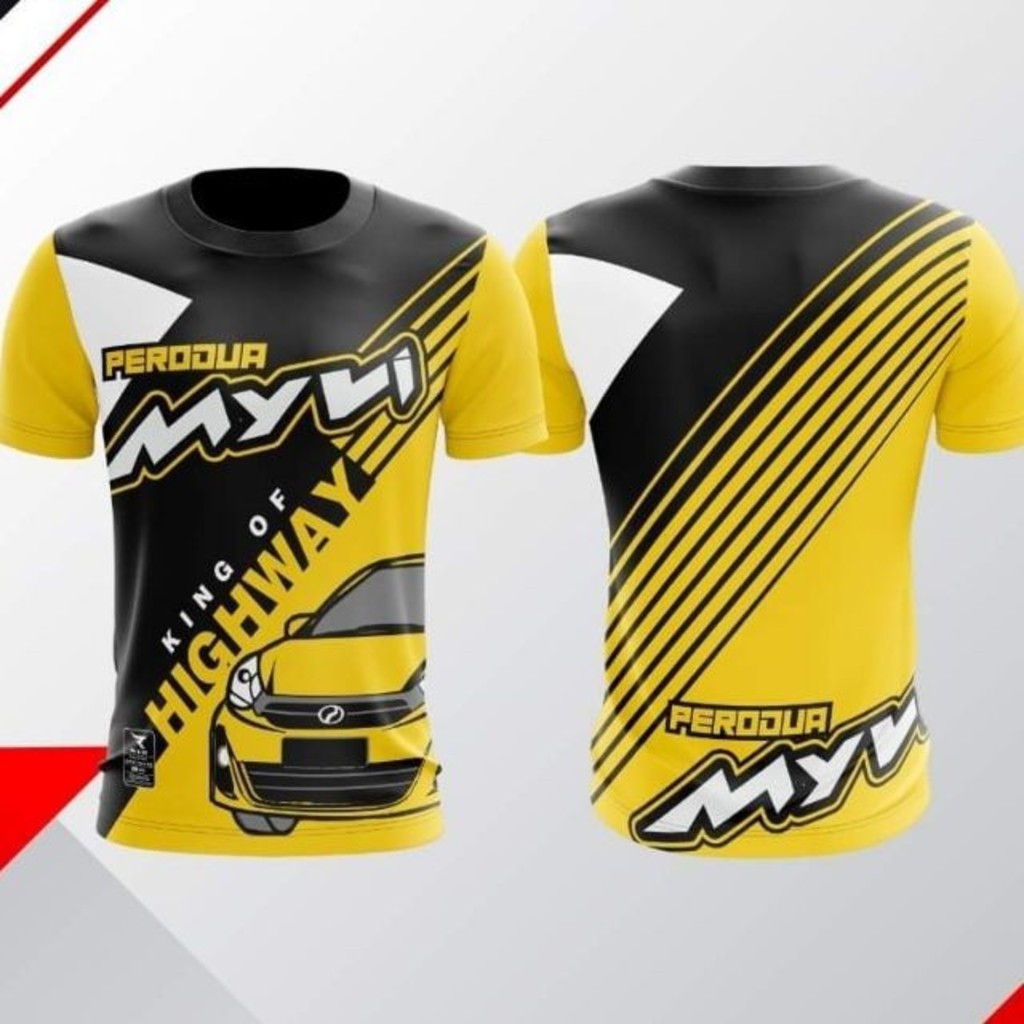 2025 เสื้อยืดผู้ชาย Perodua Myvi Special Edition