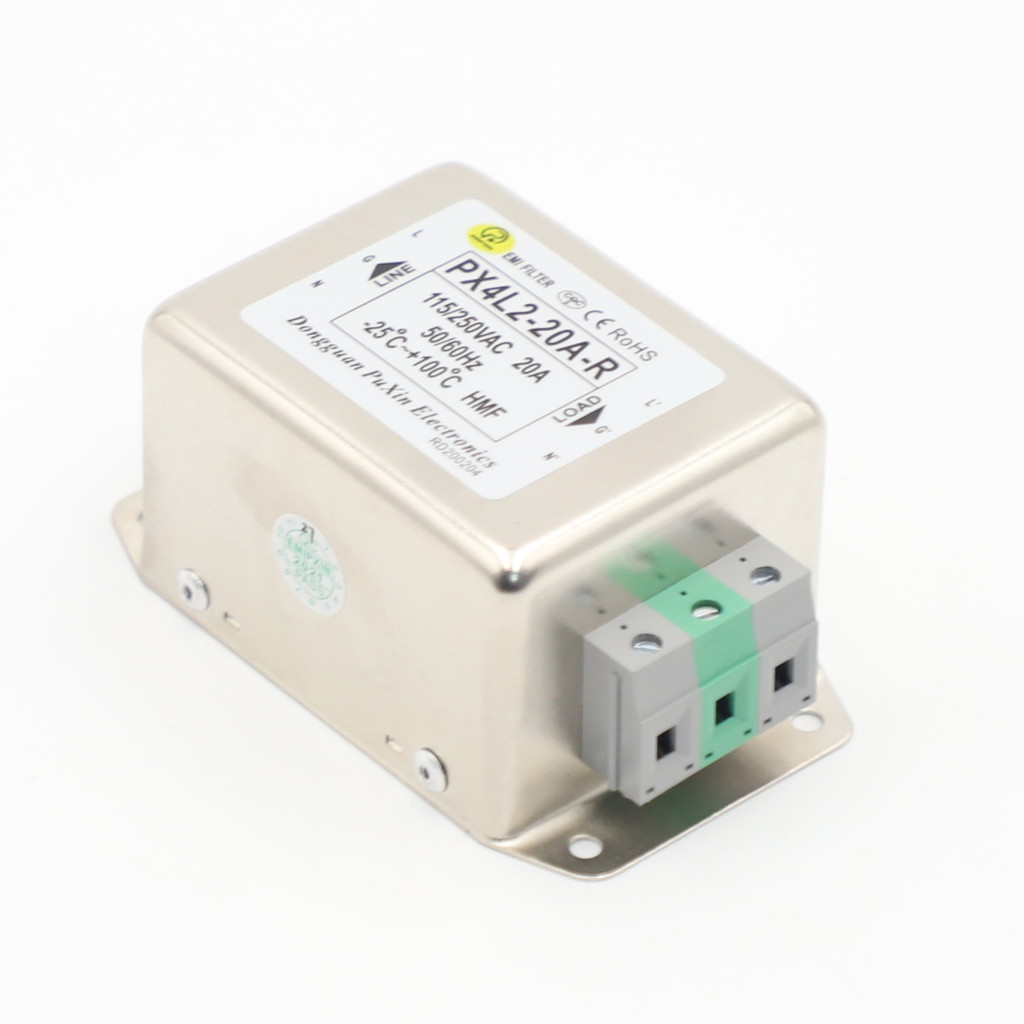 Puxin Original Factory Power Filter Terminal Block รางกรอง Double-Stage Filter PX4L2-20A-R Filter