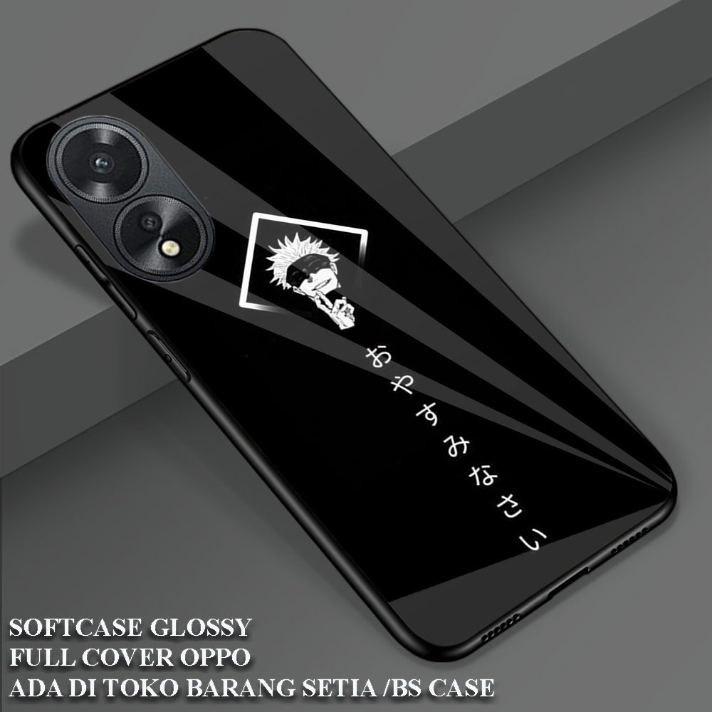 เคส OPPO Glossy HD (A17)(A18)(A38 4G)(A58)(A78 4G 5G) (A98 5G)(A3X) [ MK03 ANIME WALLPAPER ] ตัวป้อง