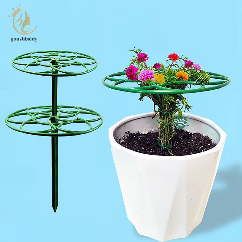 [goushbshiy] 1 PC สวนพลาสติก Stackable Climbing Frame Plant Cage Frame Plant Support Stand Climbing Rack อุปกรณ์ทําสวน TH