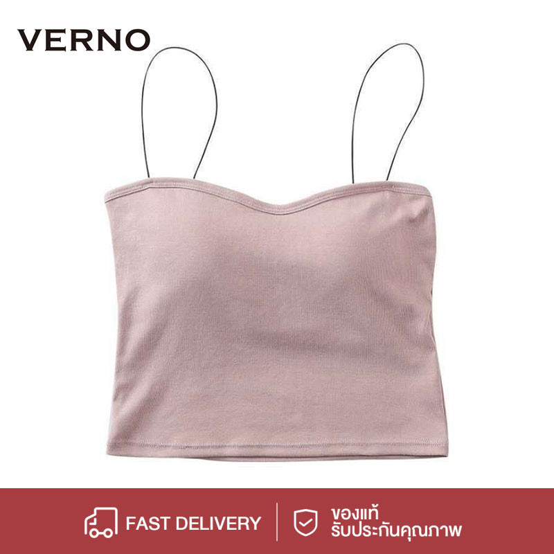 Verno-Beauty Shop ชุดบราชั้นในยกทรง เนื้อผ้าฝ้าย ใส่สบาย แนวเซ็กซี่ สําหรับผู้หญิง