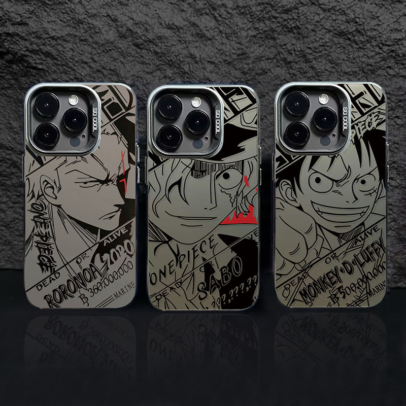การ์ตูนแฟชั่นหนึ่งชิ้นนัฟฟี่เย็น เคส Iphone 11 13 12 Pro Max XR 14 15 11 Pro Max 7Plus X XS Max 7 8 14 15 Plus SE 2020