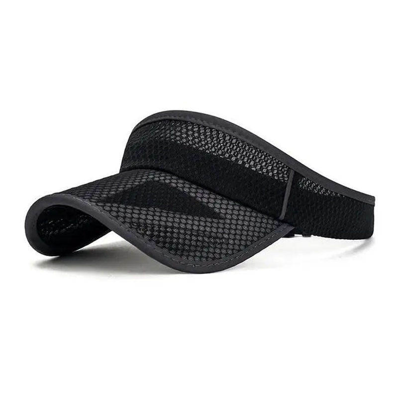 Summer Sports Sun Hats Men's Cap Adjustable Visor Uv Protection Empty Top Tennis Running Sunscreen M