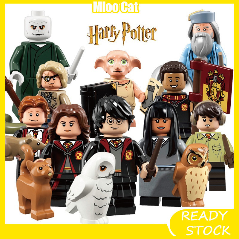 Dobby Potter Minifigures Building Blocks Hermione Ron Malfoy ของเล่นเพื่อการศึกษา