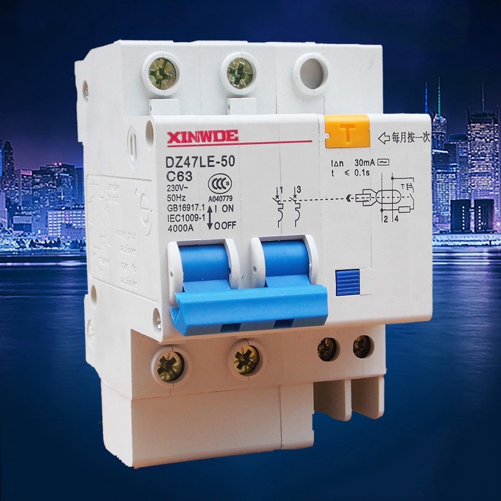 ✯Air switch with leakage DZ47LE - 63 - a 2 p c45 home 40 a earth leakage circuit breaker
