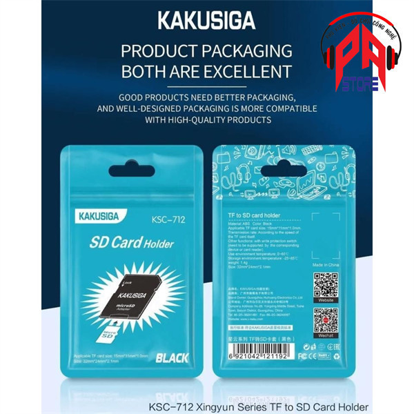 KAKUSIGA KSC-712 เครื่องอ่านการ์ด TF เป็น SD