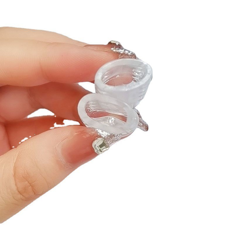 10/20/40ชิ้น ความยืดหยุ่นซิลิโคนนิ้วเท้าครอบคลุม/ระบายอากาศป้องกันแรงเสียดทานนิ้วเท้าครอบคลุม/โปร่งใสป้องกันตุ่มนิ้วหลอด - รูปที่ 5