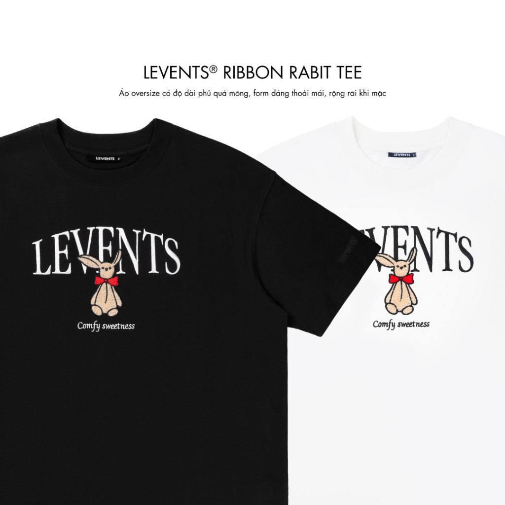 Levents Ribbon Rabit TeeS-5XL