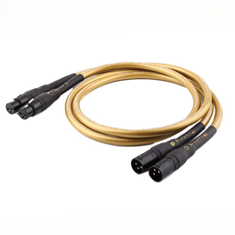 สายสัญญาณเสียงคู่ Cardas Hexlink Golden 5-C 2 ชาย 2 หญิง XLR Balanced Cable