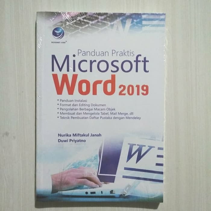 Microsoft Office Book คู่มือปฏิบัติ Microsoft Word 2019 - Andi สํานักพิมพ์