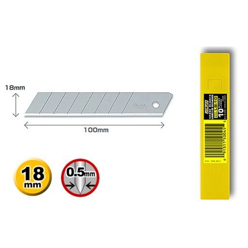 มีดคัตเตอร์ (KTS)ใบมีดคัตเตอร์ รหัส OLFA LB-10 ของแท้ 100%