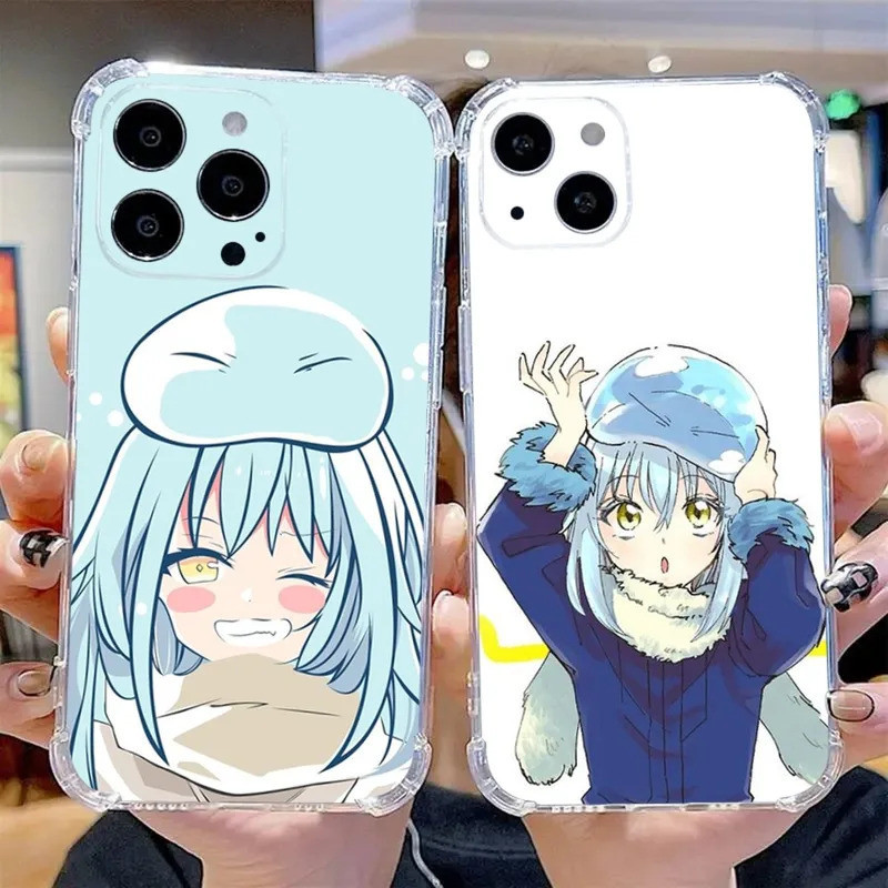 TK-1 น่ารัก Rimuru Tempest เคสโทรศัพท์สําหรับ iPhone 17,15,14,13,12,11 Plus,Pro,Max,XR,XS,X,7,8 Plus,SE,Mini ซิลิโคนโปร่งใส