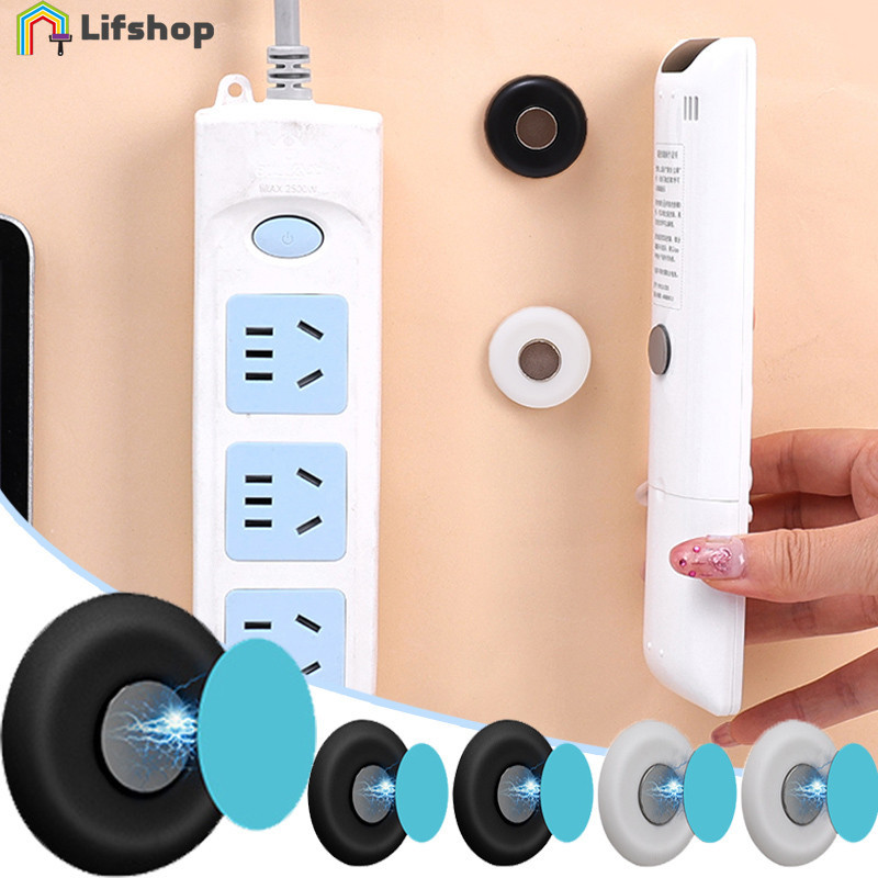 [ใหม่] Home Office Organizer-Self-Adhesive Cable Holder-ติดผนังSelf-Adhesive Hanging Rack-รีโมทคอนโทรลAnti-loss Magnet Shelf-Magnetic Storage Hooks